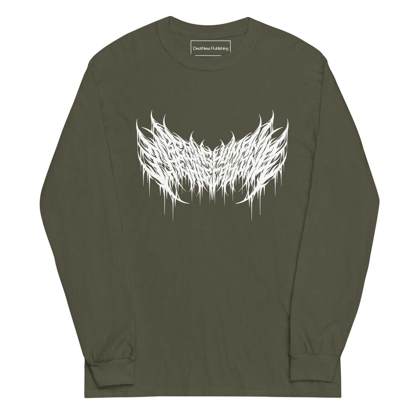 Death Metal Logo Long-Sleeve - Being Human, Then Decaying