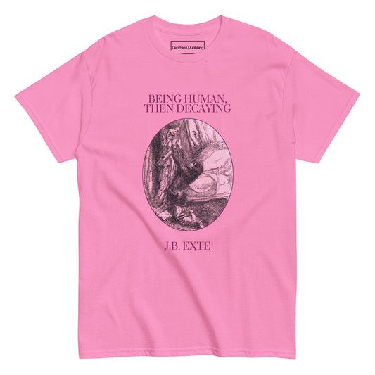 Book Cover Tee - All-Pink Variant - Being Human, Then Decaying